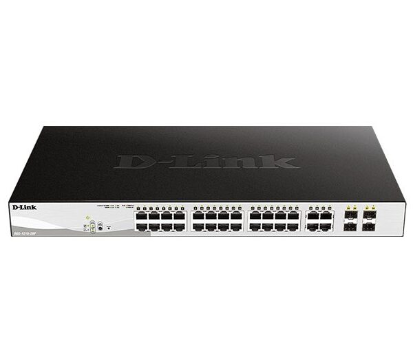 سوئیچ 24 پورت PoE دی لینک DGS-1210-28P