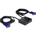 سوییچ KVM با 2 پورت مدل KVM-222 دی-لینک