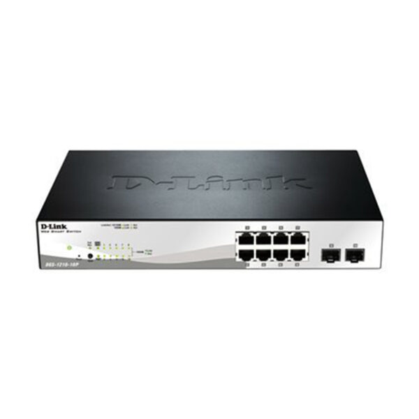 سوئیچ 10 پورت PoE دی لینک DGS-1210-10P