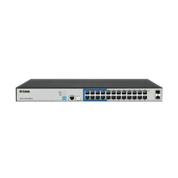 سوئیچ 26 پورت گیگابیتی و رکمونت دی لینک مدل DGS-F1210-26PS-E