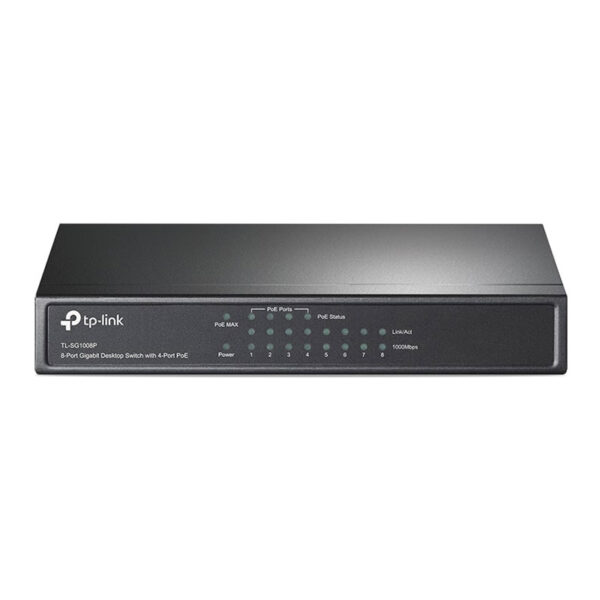 سوئیچ 8 پورت گیگابیت POE تی پی لینک TL-SG1008P