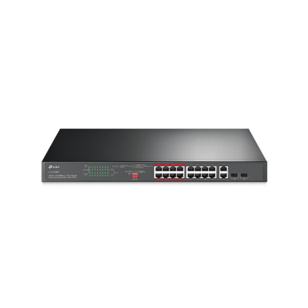 سوئیچ 16پورت PoE تی پی لینک TL-SL1218MP