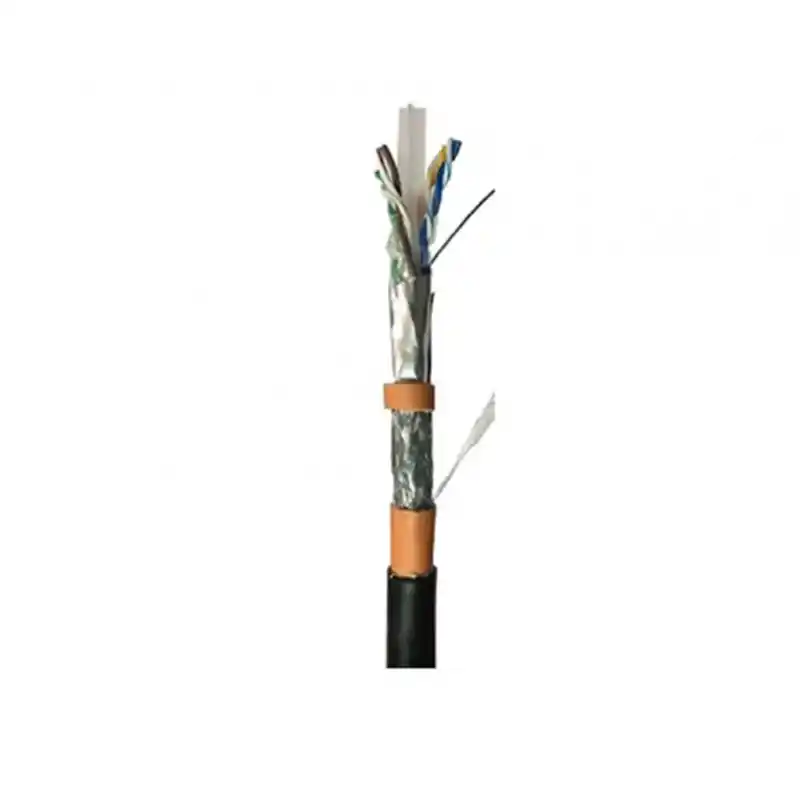 کابل شبکه نگزنس Cat6 SFTP Outdoor تمام مس بدون تست فلوک با یک روکش PE