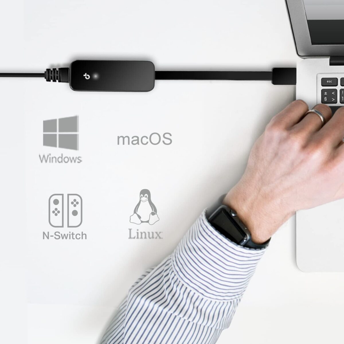 کارت شبکه 3.0 USB تی پی لینک UE306 - تصویر 3